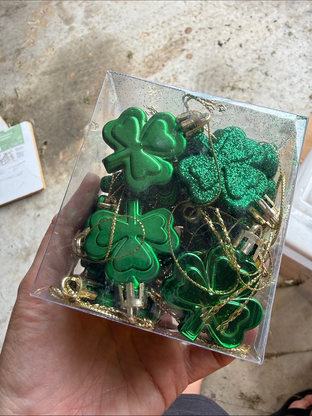 Shamrock Ornament Set